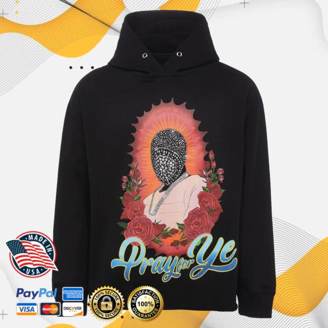 Official Fresh Society Homme + Femme "Pray For Ye" Black Pull Over Hoodie
