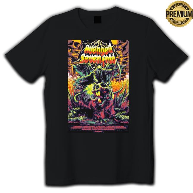 Avenged Sevenfold Posater By Artist Jared Yamahata New Shirt