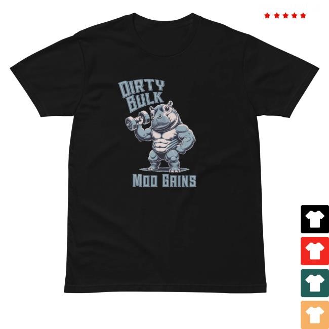 Dom Merch Moo Gains Tee Shirt