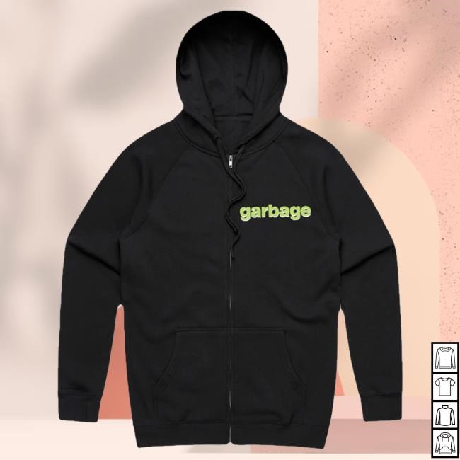 Garbage Merch Not Your Kind Zip Crewneck Sweatshirt