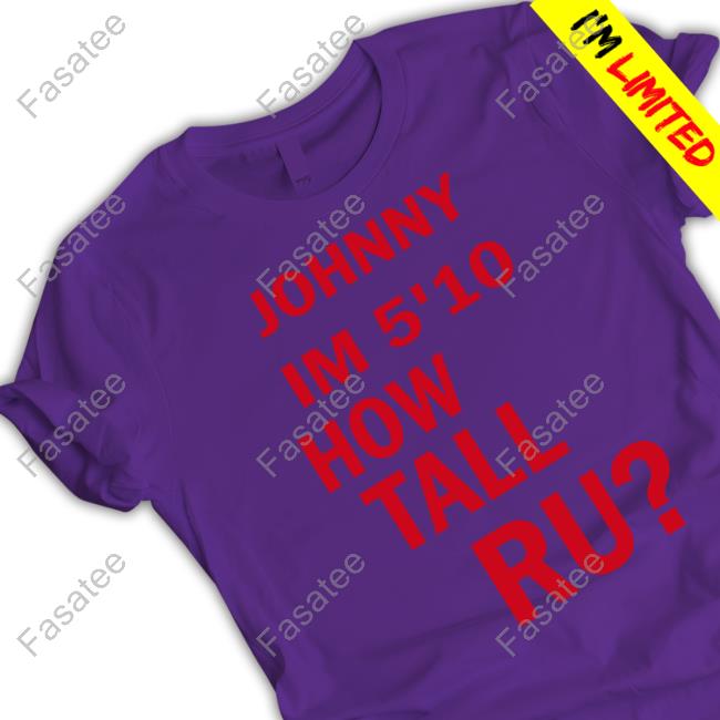 Johnny Im 5'10 How Tall Ru Hoodie