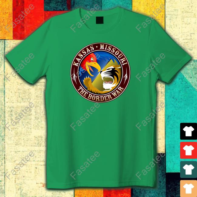 Kansas Missouri The Border War T-Shirts Kansas Missouri The Border War Crewneck Sweatshirt