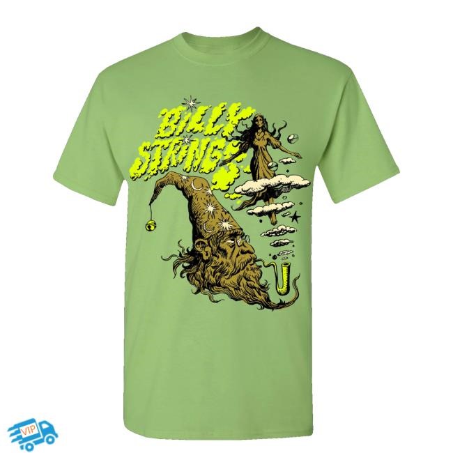 Billy Strings Store Billy Strings Green Wizard Head Tank Top