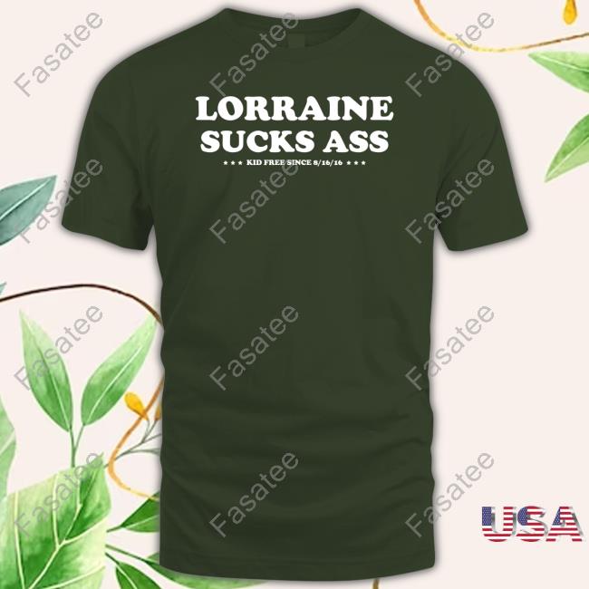 Thriftstoreart Lorraine Sucks Ass Kid Free Since 8 16 16 Tank Top