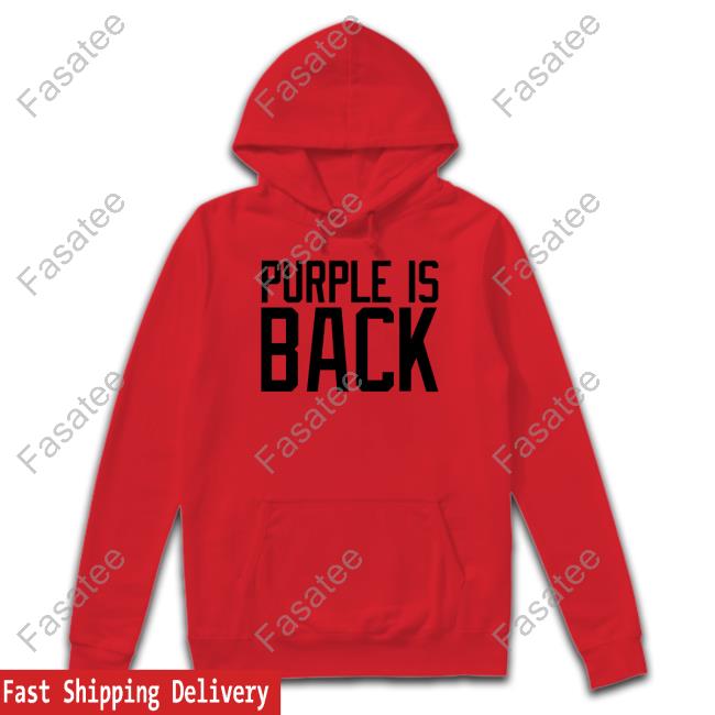Official Purple Is Back Tee Shirt