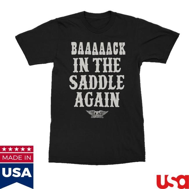 Aerosmith Merch Back In The Saddle Again Unisex Sweatshirt