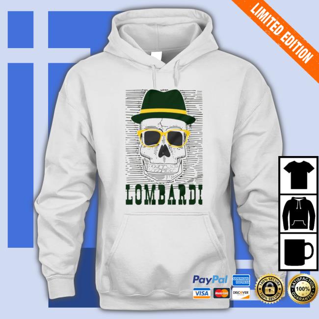 Green Bay Lombardi Skull T-Shirt