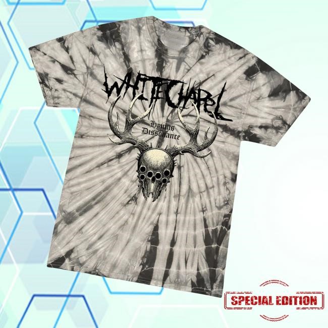 Whitechapel Merch Dissonance Spider Grey Shirt