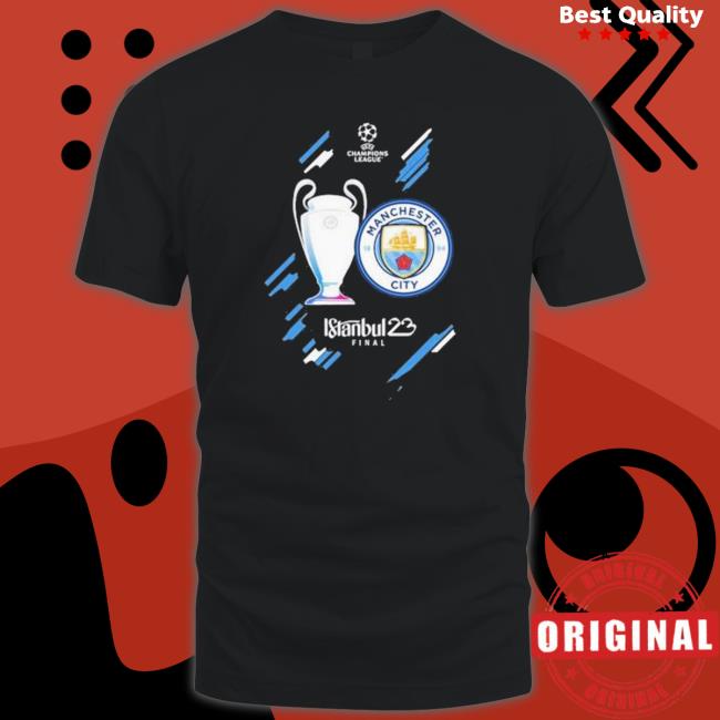 Original Manchester City Champions League 2022-23 Istanbul Crewneck Sweatshirt