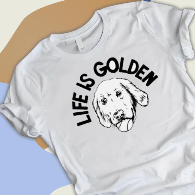 Official Life Is Golden Dog Baseball shirt