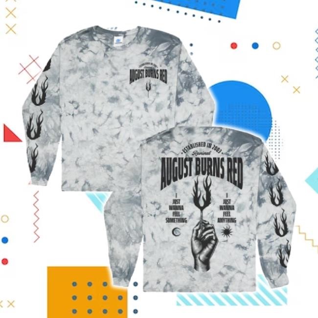 Official Revival Tie Dye Shirts August Burns Red Tour Merch Shop