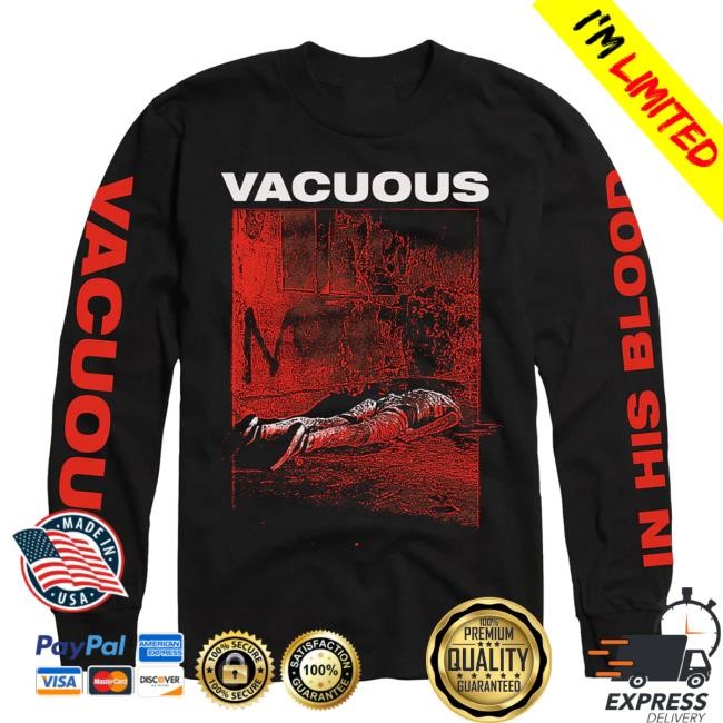 Official Relapse Merch Store Vacuous In His Blood Longsleeve Funny Shirt