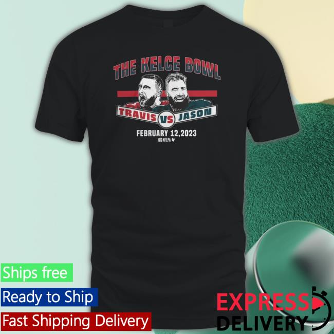 Official Jason Kelce Travis Kelce The Kelce Bowl Crewneck Sweatshirt