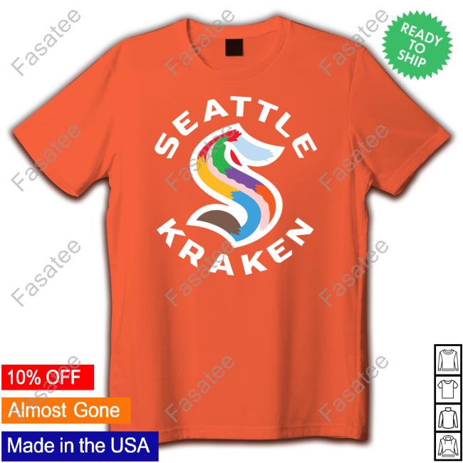Seattle Hockey Team Store Simson Chantha Seattle Kraken Hife 2022-23 Pride Long Sleeve Shirt Pride Night