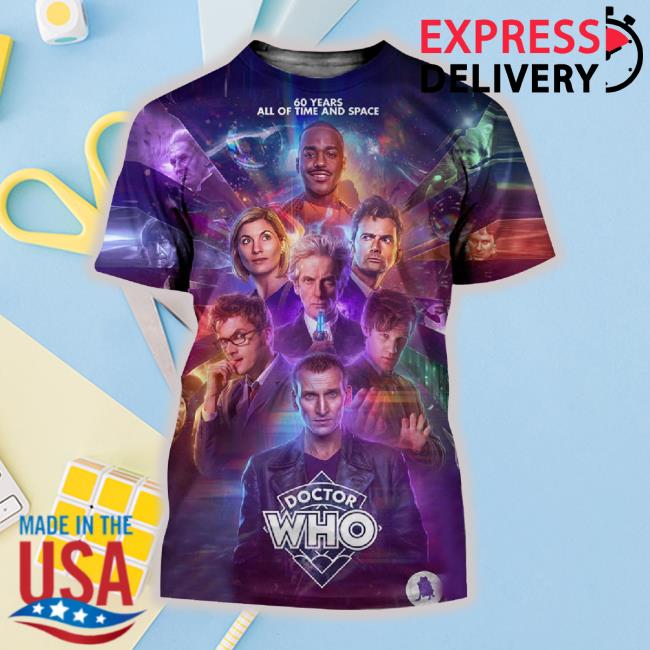 Doctor Who 60 Years All Of Time And Space Poster All Over Print Shirt