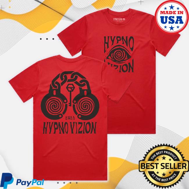 Original Rezz Official Shop Hypnovizion - Guided Thought New Shirt - Red Rezzshop