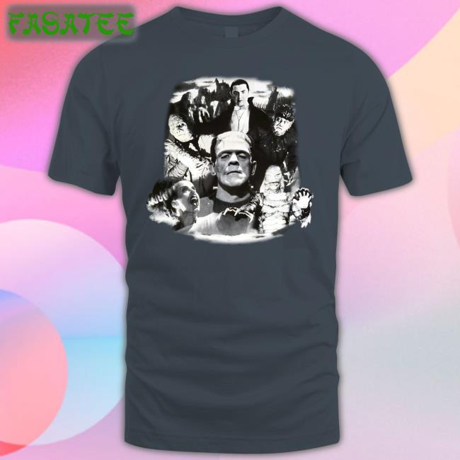 Svengoolie Universal Monsters Collage Frankenstein Karloff Lugosi Dracula Hoodie