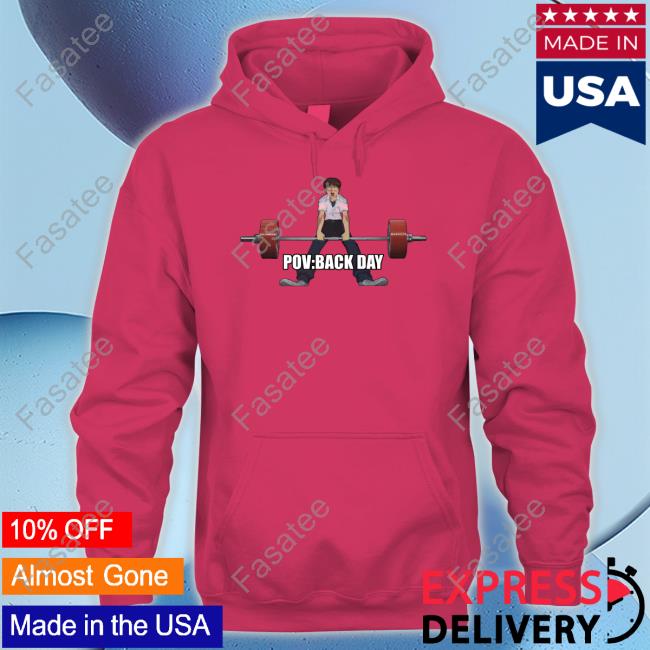 Official Goofyahhtees Shinji Ikari Pov Back Day Crewneck Sweatshirt