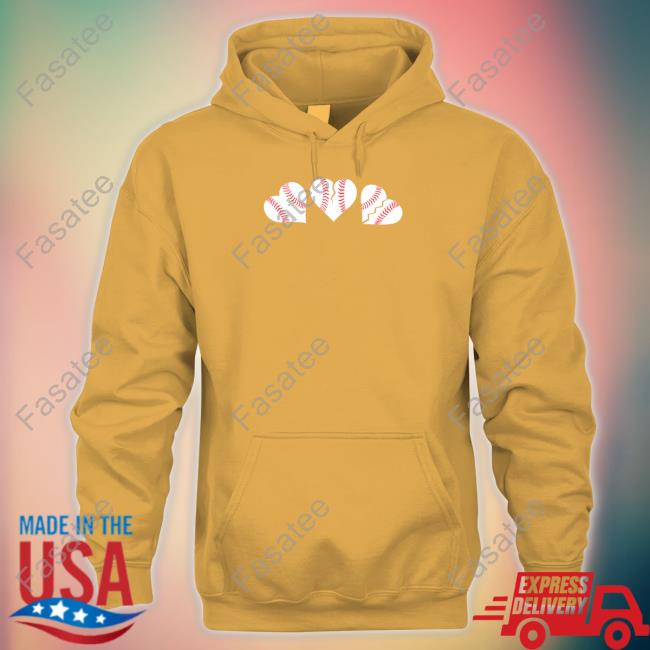 Seattle Mariners The Three Baseball Hearts Long Sleeve Tee Shirt End The Stigma Mental Health