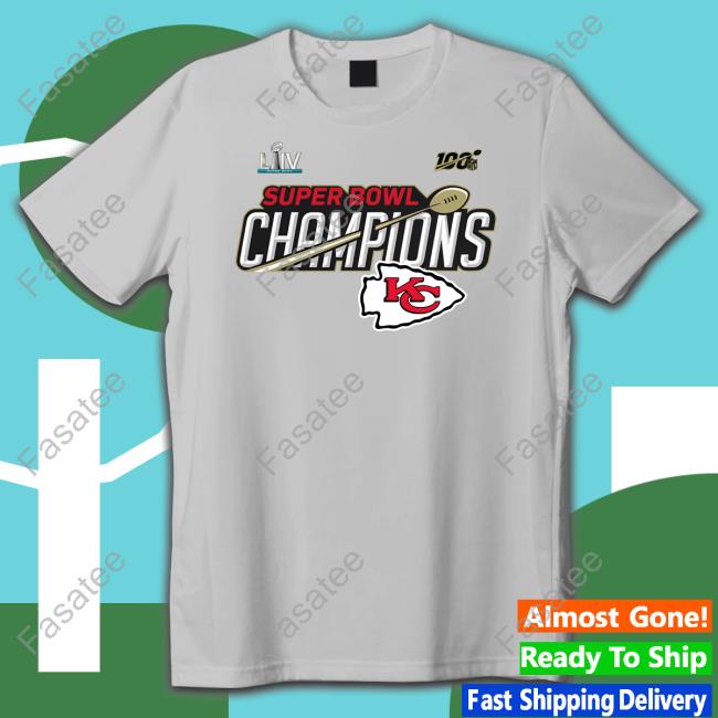 Fanatics Branded Kansas City Chiefs Super Bowl Liv Champions Trophy Collection Locker Room Crewneck Sweatshirt