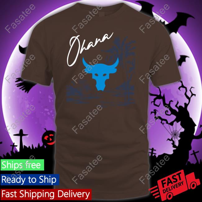 Dwayne Johnson Wearing Ohana Project Rock Transport Tees