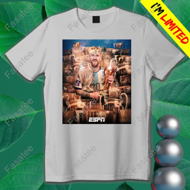 The World Cup Gold Trophy Was Enough To Help Messi Become The New King Of Football T Shirt The World Cup Gold Trophy Was Enough To Help Messi Become The New King Of Football Tee
