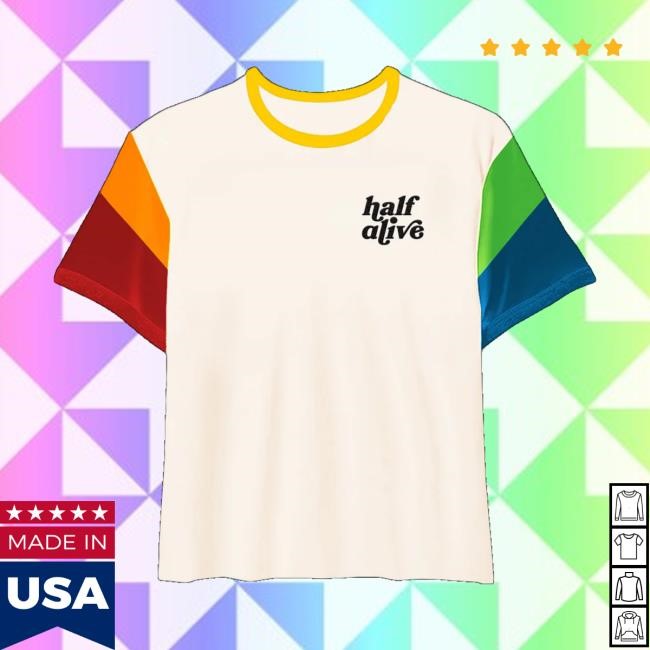 Half Alive Merch Store Half Alive Rainbow Hoodie Half Alive Merch Store Half Alive Rainbow Shirt