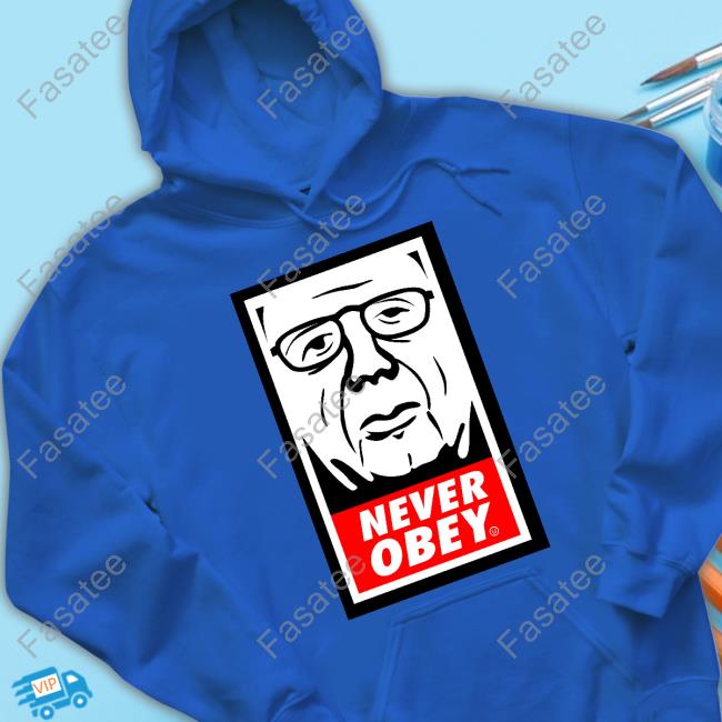 Never Obey T-Shirt Klaus Schwab Never Obey T-Shirt