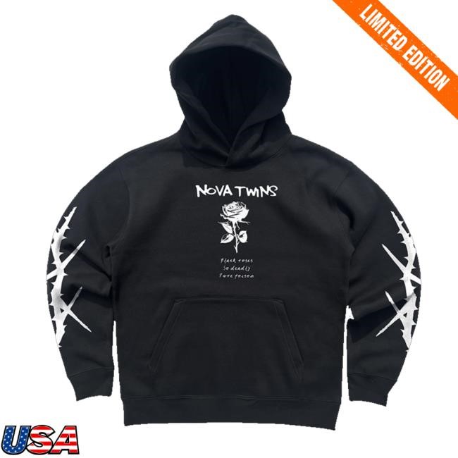 Official Nova Twins Black Roses Shirts