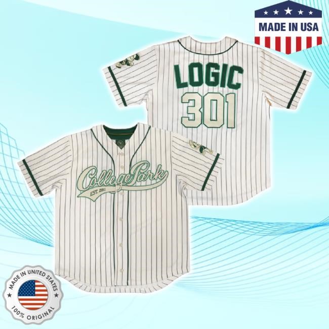 Trending Logic College Park Baseball Jersey Hoodie Sweatshirt Logic Merch Store Shop