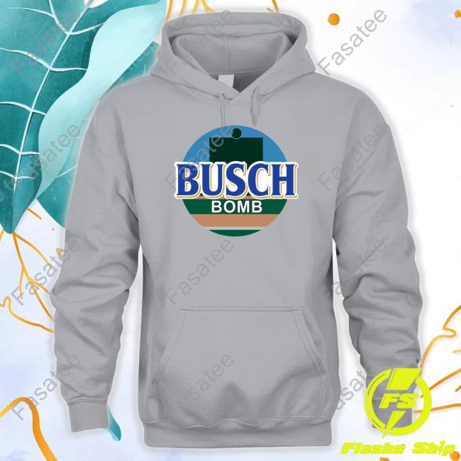 Obvious Shirts Store Busch Bomb Long Sleeve Tee