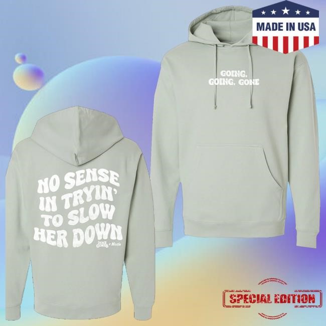 Trending Luke Combs Merch Store Going Going Gone Hooded Sweatshirt