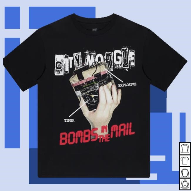 City Morgue Official Merch Bombs In The Mail Timer Crewneck Sweatshirt