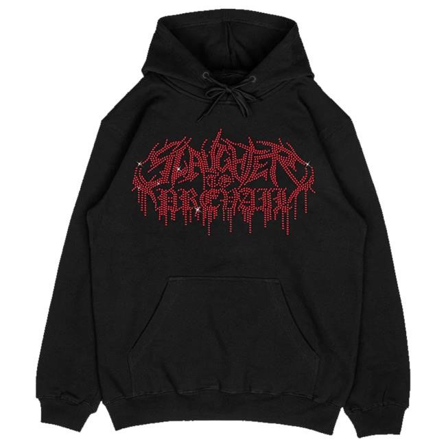 Trending First Blood Merchandise Merch Slaughter To Prevail Red Logo Crystal Shirts
