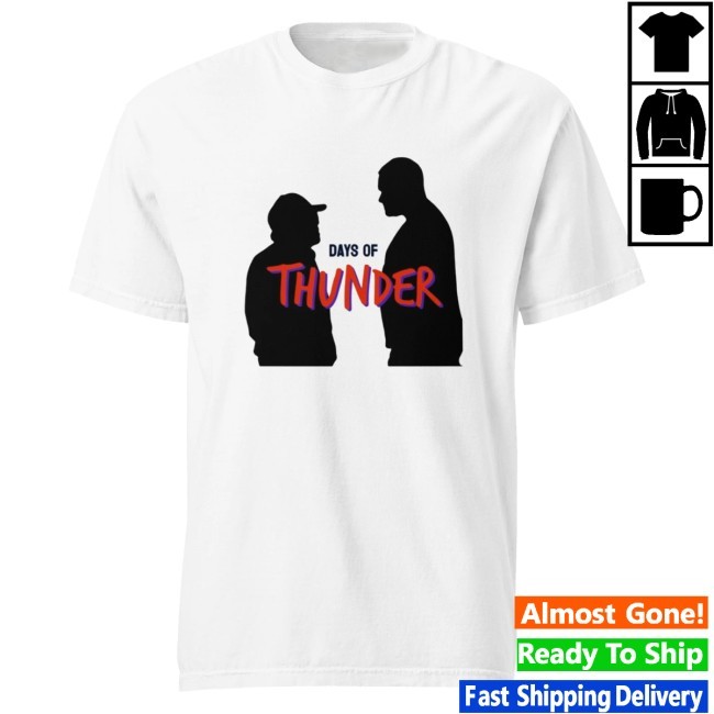 Official Simple Minds Sports Merch Days Of Thunder Short Tee Shirt