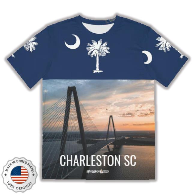 Charleston T-Shirt, Men's Polyester Unisex Sweatshirt (Aop)