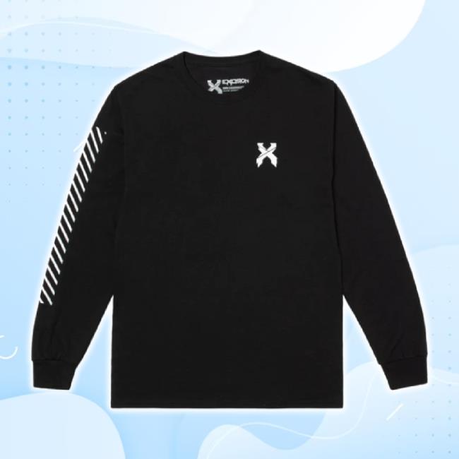 Official Excision Merch Store Sliced Logo New Shirt (Black) Excisionmerch Shop