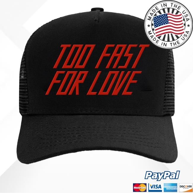 Motley Crue Merch Too Fast For Love New Cap