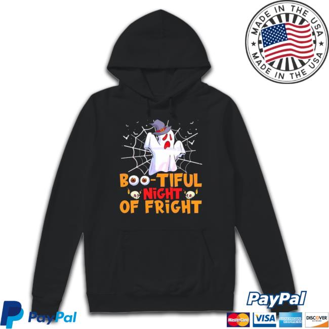 Bootiful Night Of Fright Funny Halloween Spooky Sweatshirt Bootiful Night Of Fright Funny Halloween Spooky Sweatshirt
