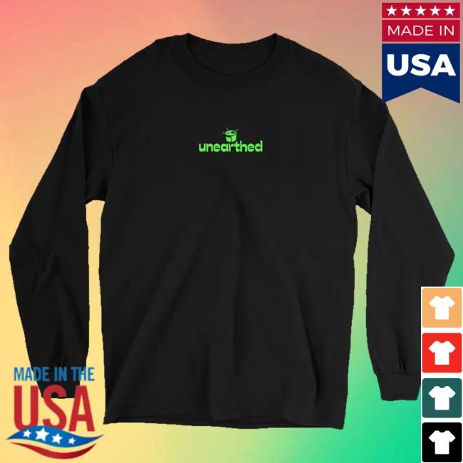 Triple J Merch New Unearthed Triple J Long Sleeve Tee (Black) Crewneck Sweatshirt