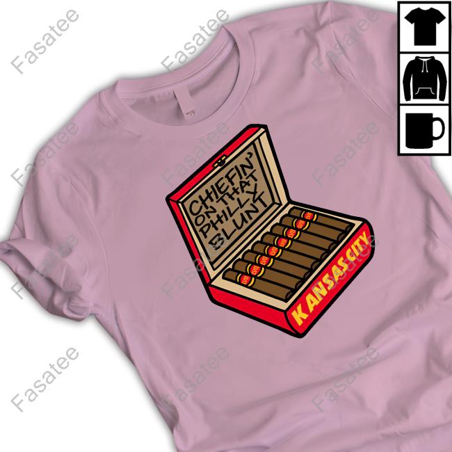 573Tees Merch Chiefin' On That Philly Blunt Kansas City Long Sleeve T Shirt