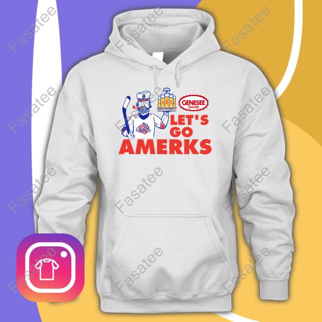 X-Rochester Americans Let's Go Amerks Genesee Specialty T Shirt
