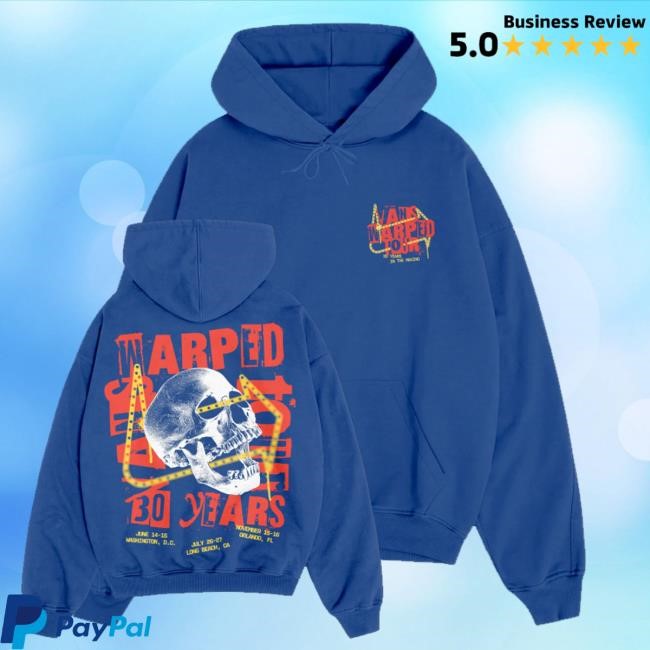 Vanswarped Tour Merch 30 Years Hoodie