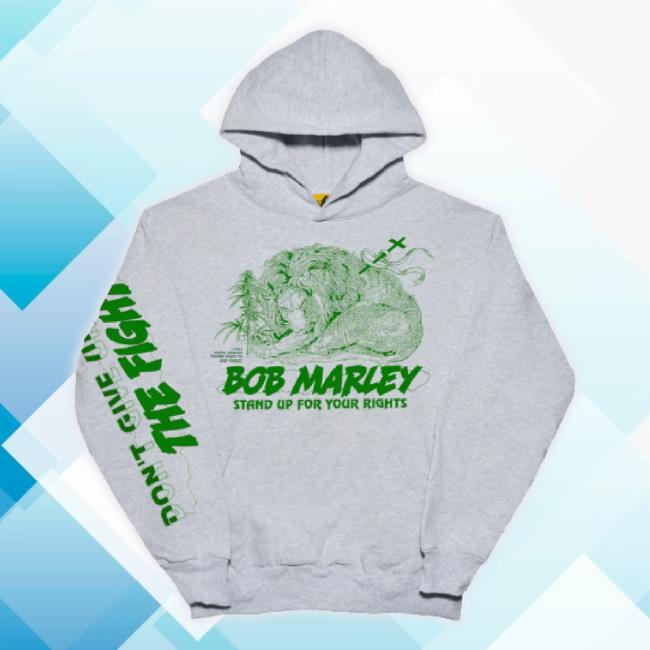 Official August Store Merch Online Ceramics X Bob Marley "Stand Up" Sweater (Ash)
