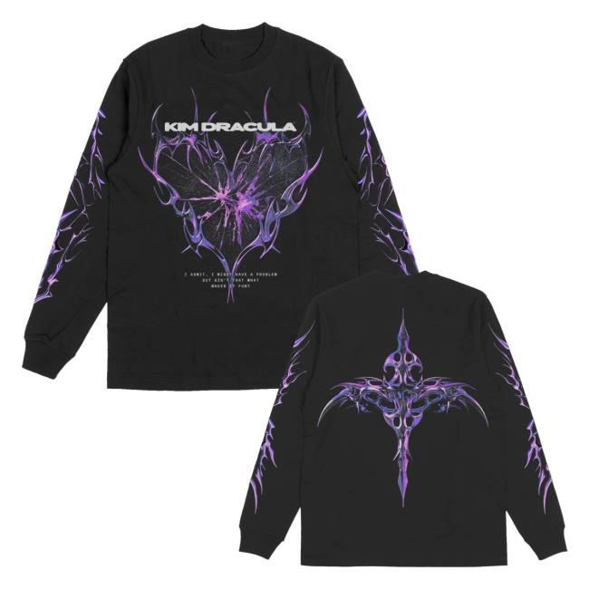 Kim Dracula Store Purple Heart T Shirts