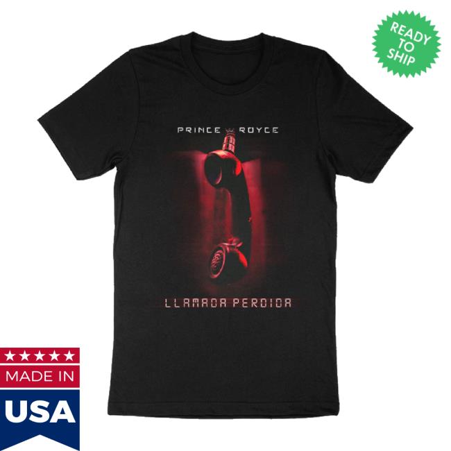Trending Prince Royce "Llamada Perdida" Telephone Black Classic Shirt Princeroyce Shop