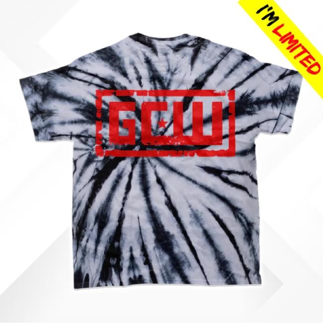 Original Tie Die Gcw Logo Hoodie Sweatshirt Gcw Merch Store Shop