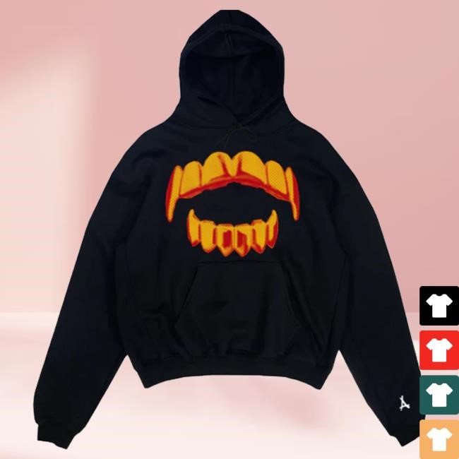 Official Alumni Clothing Merch Vampire Grillz Hooded Sweatshirt