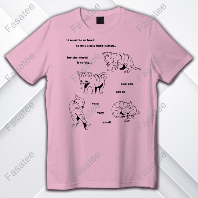 Julianne Griepp It Must Be So Hard To Be A Little Baby Kitten For The World Is So Big Hoodie