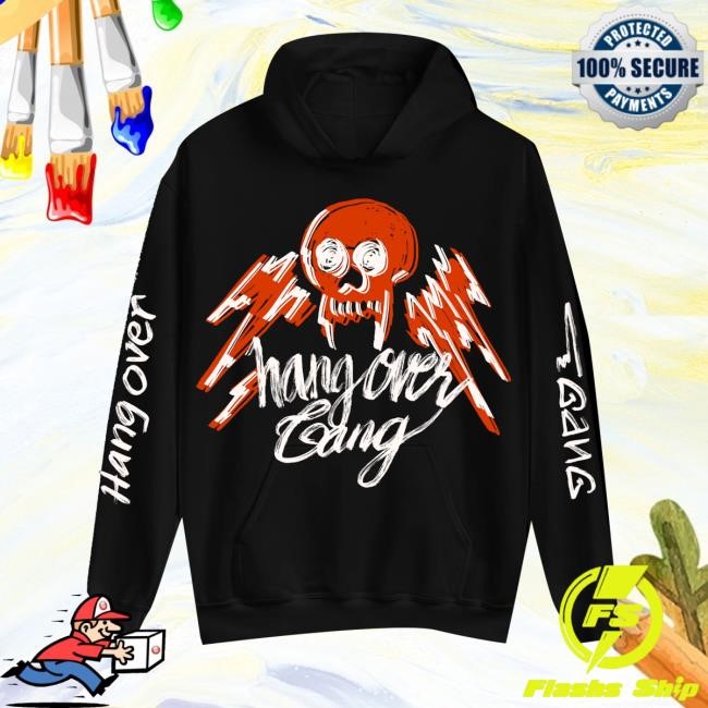 Hangovergang Official Merch Store Shop Hang Over Gang Skull Hoodie Sweatshirt